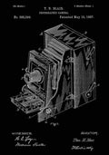 Patent Blueprint PhotographicCamera black A4 Photo Print