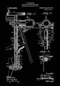 Patent Blueprint PropulsionMechanism black A4 Photo Print
