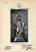 Patent Blueprint StatueofLiberty A4 Photo Print