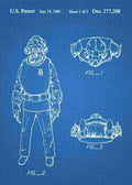 Patent Blueprint admiral ackbar 3 A4 Photo Print