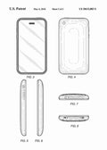 Patent Blueprint apple iphone 4 A4 Photo Print