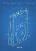 Patent Blueprint apple ipod 3 A4 Photo Print