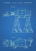 Patent Blueprint at at walker 3 A4 Photo Print