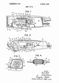 Patent Blueprint barbers hair clippers 4 A4 Photo Print