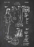 Patent Blueprint barbie doll A4 Photo Print