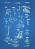 Patent Blueprint barbie doll 3 A4 Photo Print