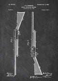 Patent Blueprint browning semi auto shotgun A4 Photo Print