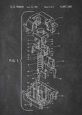 Patent Blueprint cherry mx keyboard A4 Photo Print