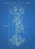 Patent Blueprint cherry mx keyboard 3 A4 Photo Print
