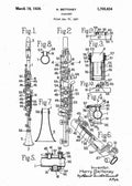 Patent Blueprint clarinet 4 A4 Photo Print