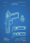 Patent Blueprint colt model 1903 3 A4 Photo Print