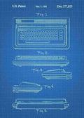 Patent Blueprint commodore 64 3 A4 Photo Print