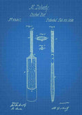 Patent Blueprint cricket bat 3 A4 Photo Print