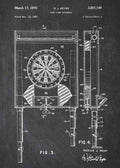 Patent Blueprint darts dartboard A4 Photo Print