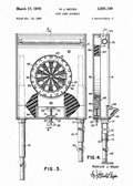 Patent Blueprint darts dartboard 4 A4 Photo Print