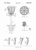 Patent Blueprint disk golf 4 A4 Photo Print