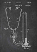 Patent Blueprint doctors stethoscope A4 Photo Print