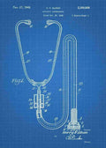 Patent Blueprint doctors stethoscope 3 A4 Photo Print