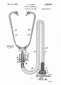 Patent Blueprint doctors stethoscope 4 A4 Photo Print