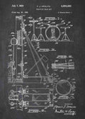 Patent Blueprint drum set A4 Photo Print