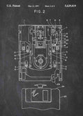 Patent Blueprint floppy disk A4 Photo Print
