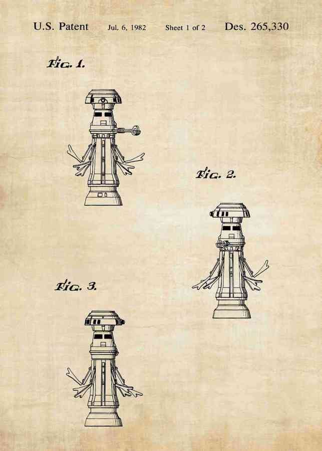 Patent Blueprint fx 7 A4 Photo Print