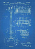 Patent Blueprint gibson guitar 3 A4 Photo Print