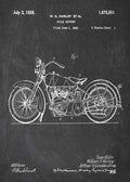 Patent Blueprint harley davidson motorcycle A4 Photo Print