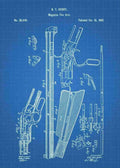 Patent Blueprint henry rifle 3 A4 Photo Print