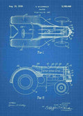 Patent Blueprint john deere tractor 3 A4 Photo Print