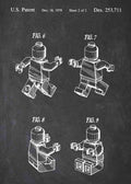 Patent Blueprint lego figure A4 Photo Print