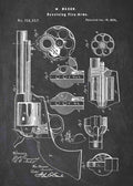 Patent Blueprint mason revolver 3 A4 Photo Print