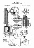 Patent Blueprint mason revolver 4 A4 Photo Print