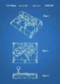 Patent Blueprint nes advantage joystick 3 A4 Photo Print