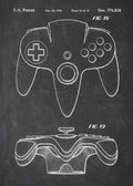 Patent Blueprint nintendo 64 A4 Photo Print