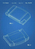 Patent Blueprint nintendo 64 game cartridge rom A4 Photo Print