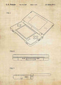 Patent Blueprint nintendo ds A4 Photo Print