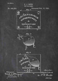 Patent Blueprint ouija board A4 Photo Print