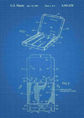 Patent Blueprint pizza box 3 A4 Photo Print