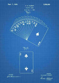 Patent Blueprint playing cards 3 A4 Photo Print