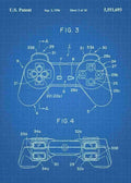 Patent Blueprint playstation 1 controller 3 A4 Photo Print