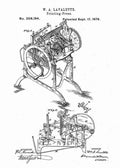 Patent Blueprint printing press 4 A4 Photo Print