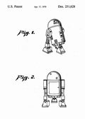 Patent Blueprint r2 d2 4 A4 Photo Print
