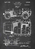 Patent Blueprint retro military jeep A4 Photo Print