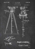 Patent Blueprint retro surveyors transit A4 Photo Print