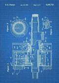 Patent Blueprint rotary engine 3 A4 Photo Print