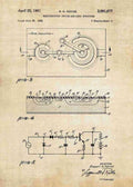 Patent Blueprint semiconductor 3 A4 Photo Print