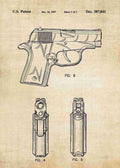 Patent Blueprint sig sauer p220 pistol A4 Photo Print