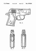 Patent Blueprint sig sauer p220 pistol 4 A4 Photo Print