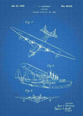 Patent Blueprint sikorsky seaplane 3 A4 Photo Print